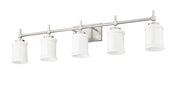 Cadoc 5 Light 40.5" Vanity in Brushed Nickel
