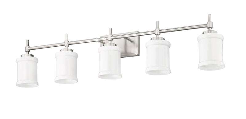 Cadoc 5 Light 40.5" Vanity in Brushed Nickel