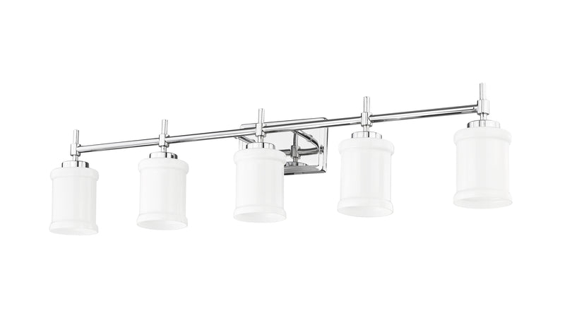 Cadoc 5 Light 40.5" Vanity in Chrome