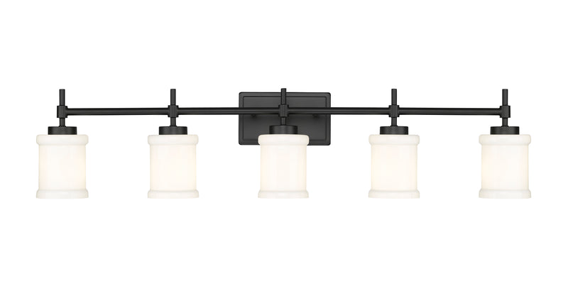Cadoc 5 Light 40.5" Vanity in Matte Black