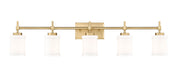 Cadoc 5 Light 40.5" Vanity in Modern Gold