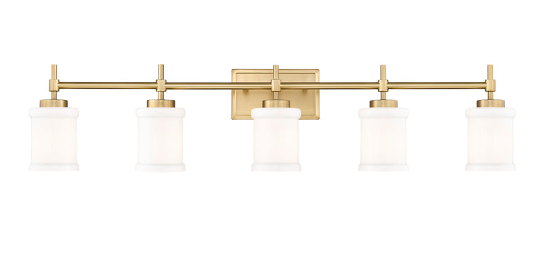 Cadoc 5 Light 40.5" Vanity in Modern Gold