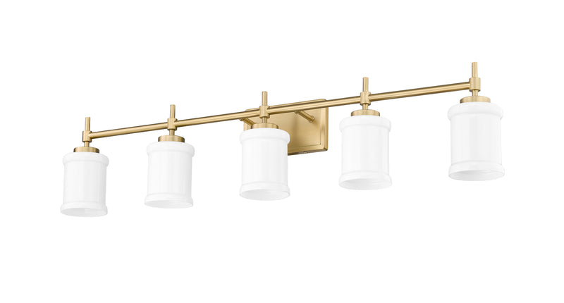Cadoc 5 Light 40.5" Vanity in Modern Gold