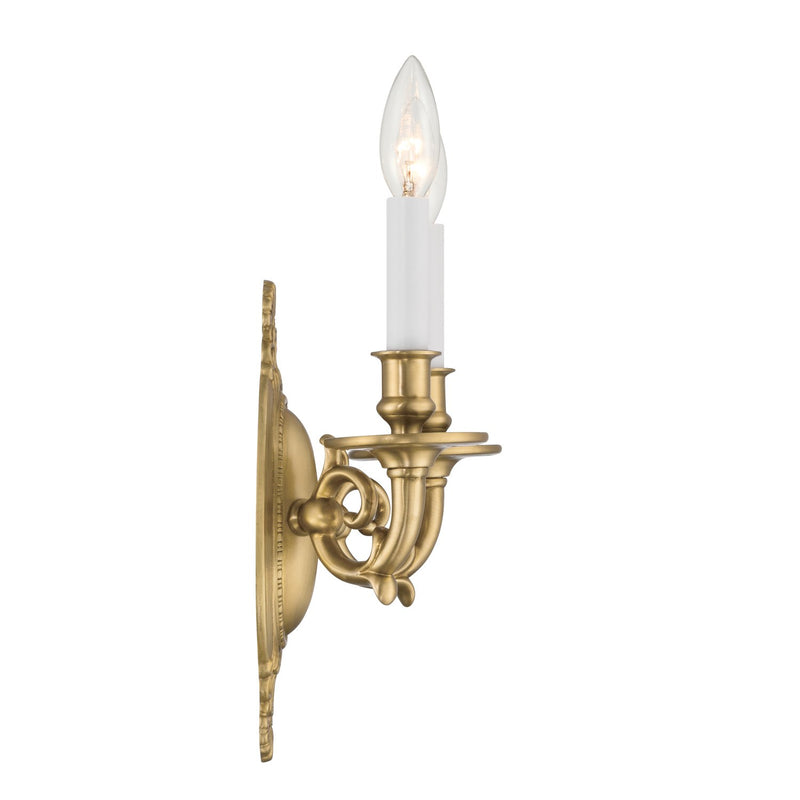 Milford 2 Light 9.5" Sconce in Aged Brass