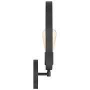 Hoop Wall Sconce in Matte Black