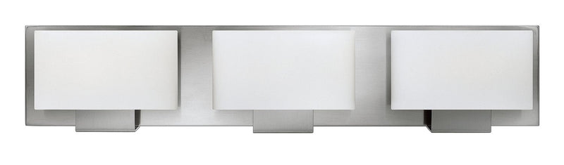 Mila 3-Light Bath Vanity Light in Brushed Nickel