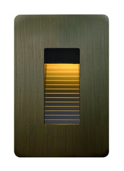 Luna Vertical LED Step Light in Matte Bronze
