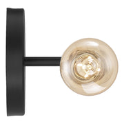 Iconic 2-Light LED Bath Vanity Light in Matte Black
