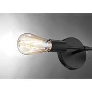 Iconic 2-Light LED Bath Vanity Light in Matte Black
