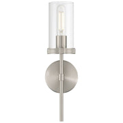 Lily Large Wall Sconce in Brushed Steel