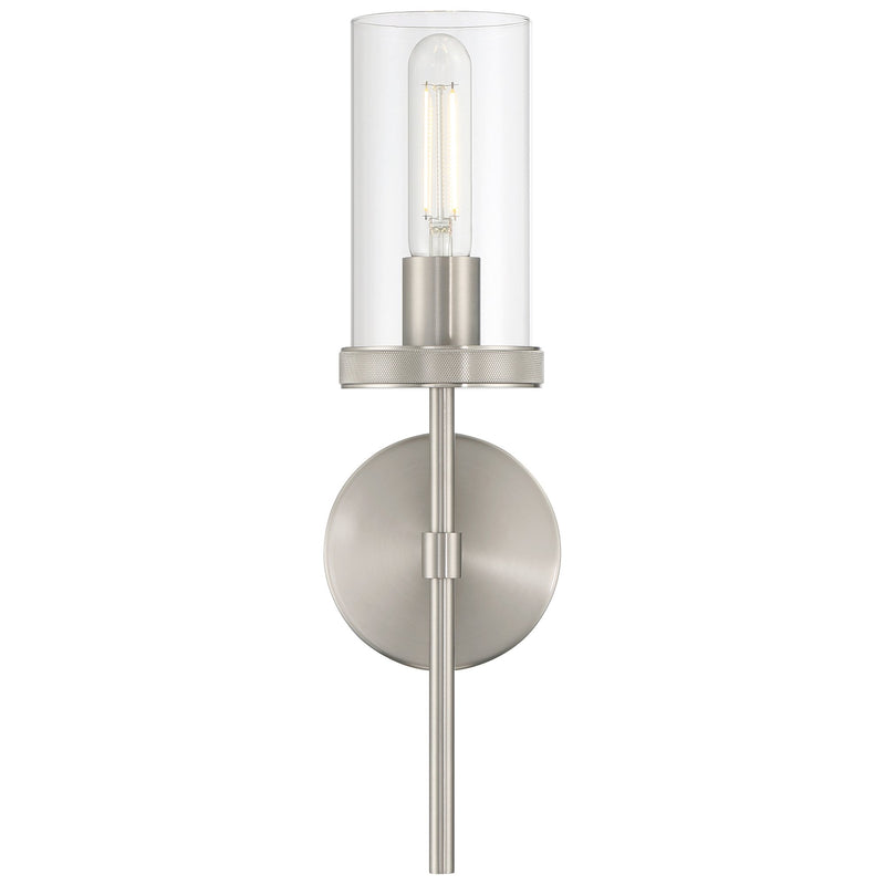 Lily Large Wall Sconce in Brushed Steel