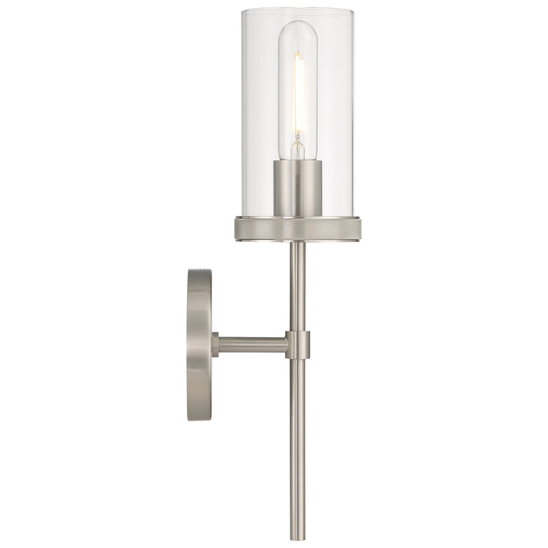 Lily Large Wall Sconce in Brushed Steel