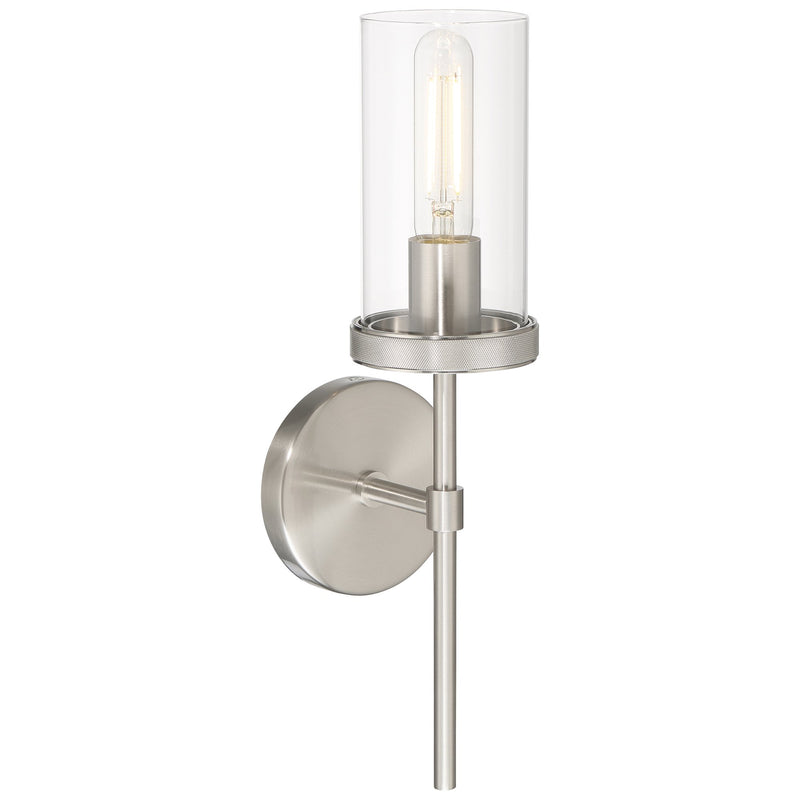 Lily Large Wall Sconce in Brushed Steel