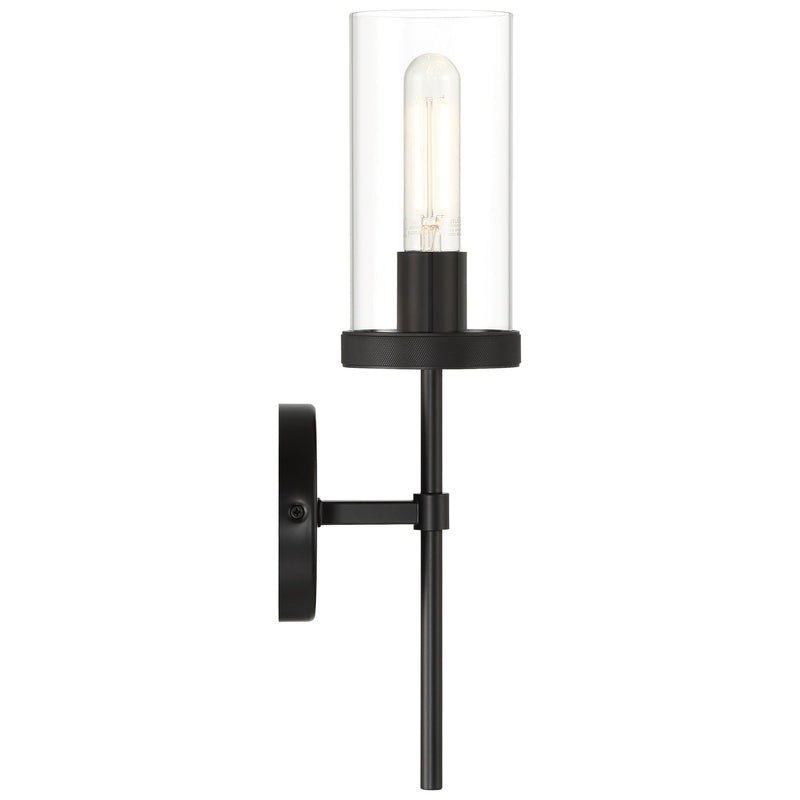 Lily Large Wall Sconce in Matte Black