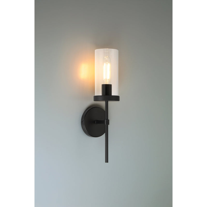 Lily Large Wall Sconce in Matte Black