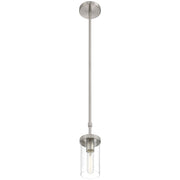 Lily Mini Pendant in Brushed Steel