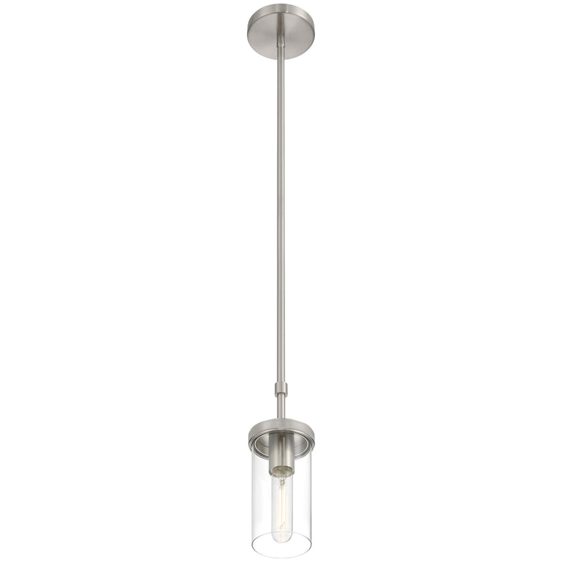Lily Mini Pendant in Brushed Steel