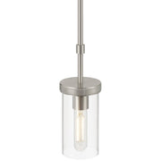 Lily Mini Pendant in Brushed Steel