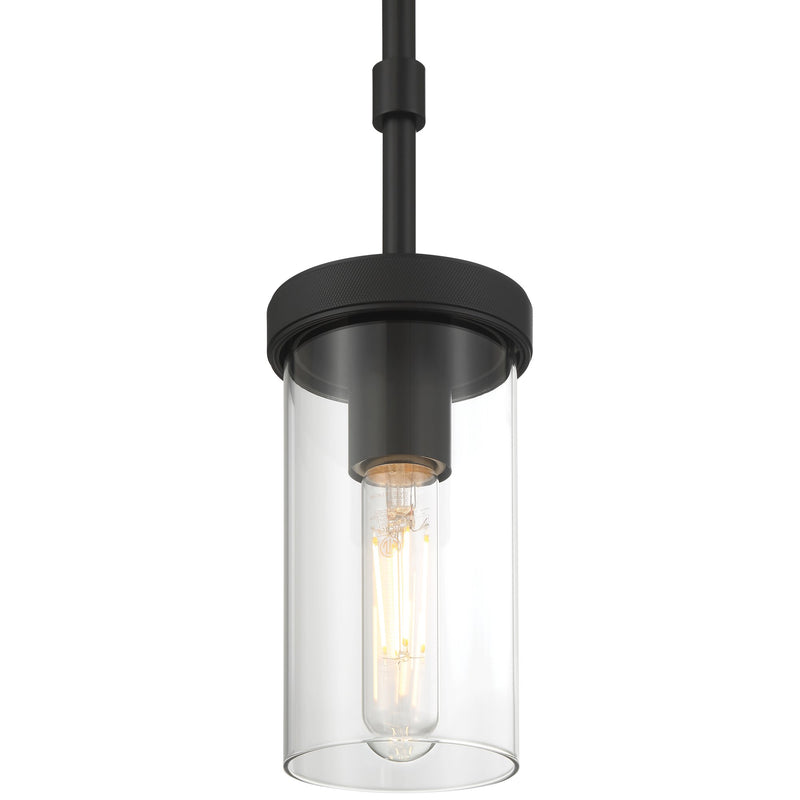 Lily Mini Pendant in Matte Black