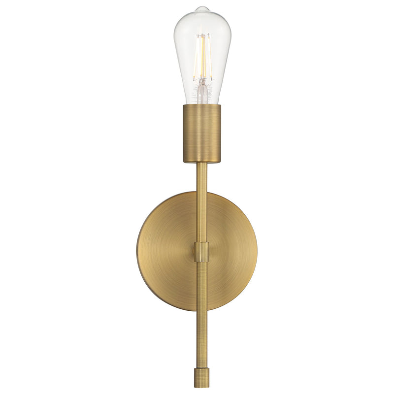 Iconic II LED Wall Sconce in Antique Brushed Brass