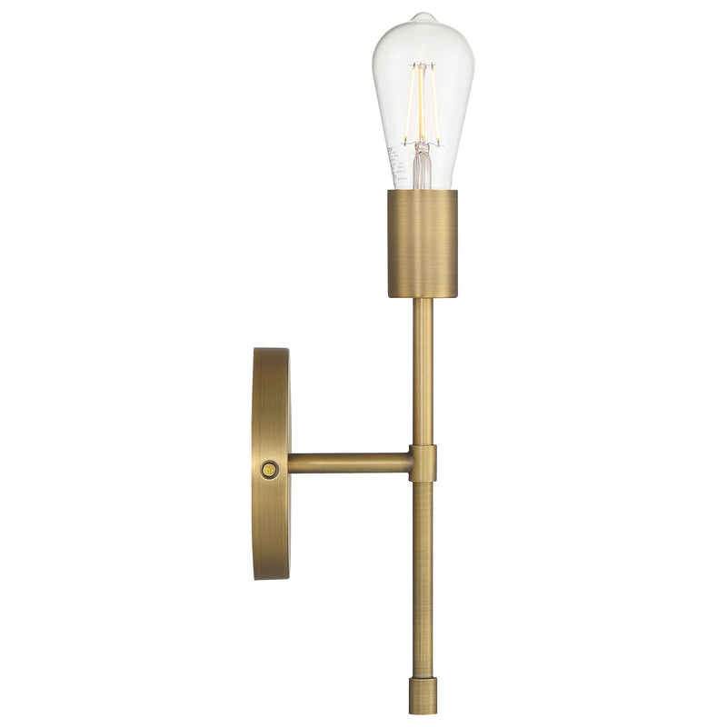 Iconic II LED Wall Sconce in Antique Brushed Brass