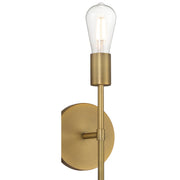 Iconic II LED Wall Sconce in Antique Brushed Brass
