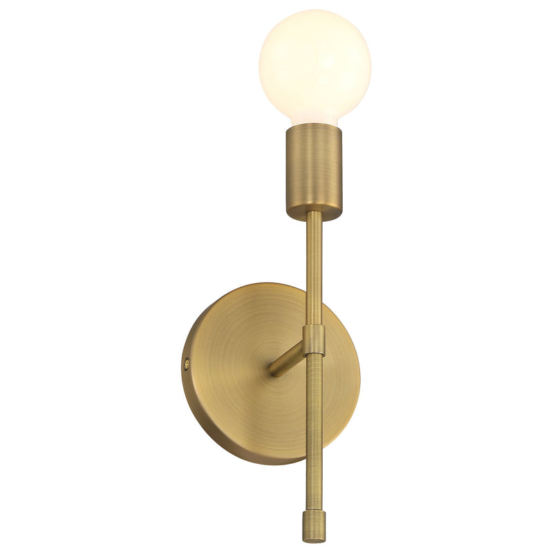Iconic II G LED Bath Sconce in Antique Brushed Brass
