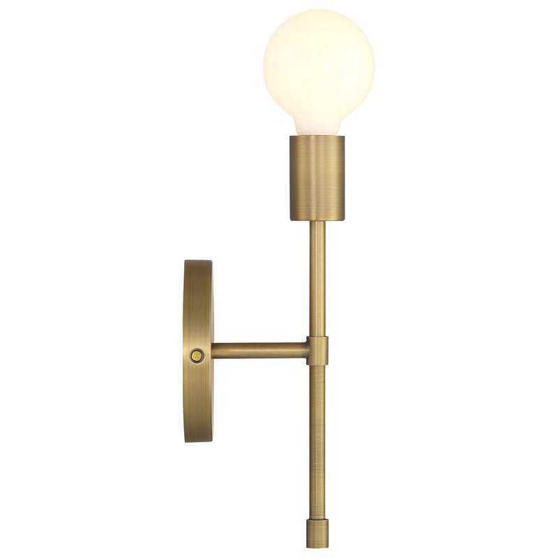 Iconic II G LED Bath Sconce in Antique Brushed Brass