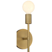 Iconic II G LED Bath Sconce in Antique Brushed Brass