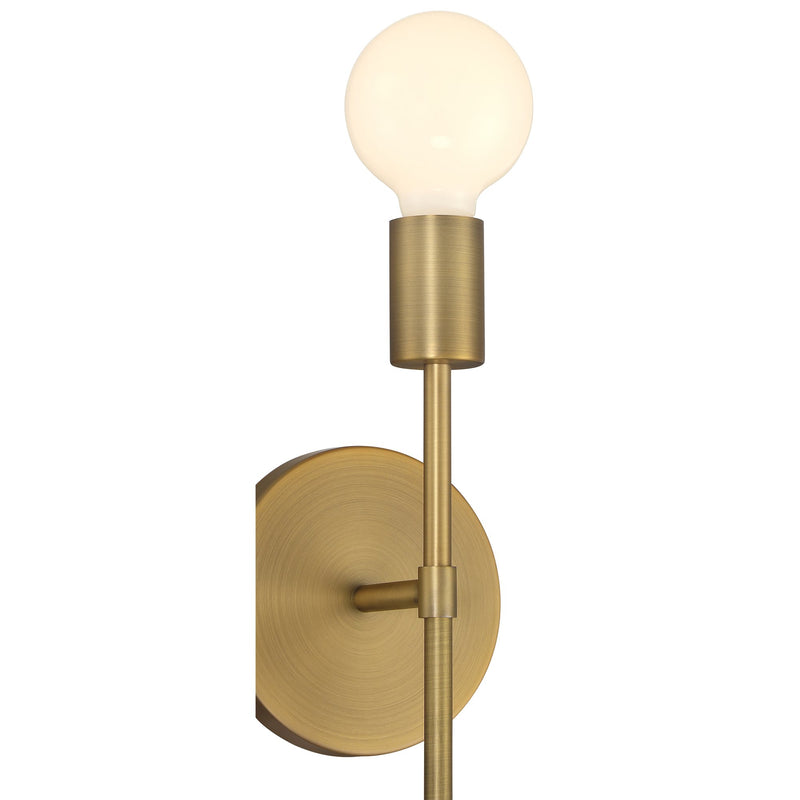 Iconic II G LED Bath Sconce in Antique Brushed Brass