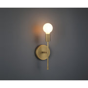 Iconic II G LED Bath Sconce in Antique Brushed Brass
