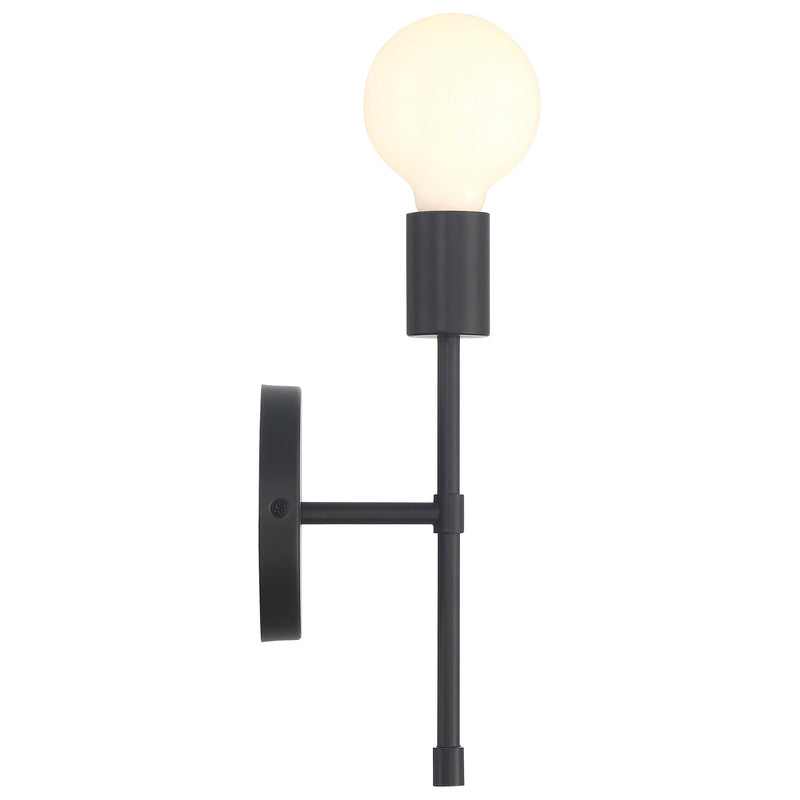 Iconic II G LED Bath Sconce in Matte Black