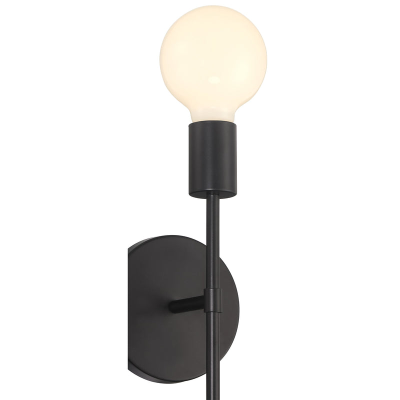 Iconic II G LED Bath Sconce in Matte Black
