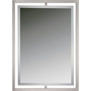 Marcos Mirror in Brushed Nickel