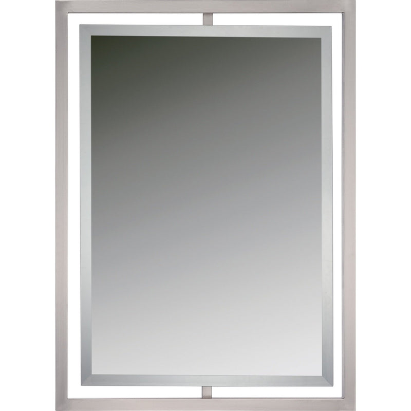 Marcos Mirror in Brushed Nickel