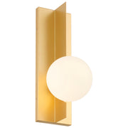 Euro LED Wall Sconce in Gold
