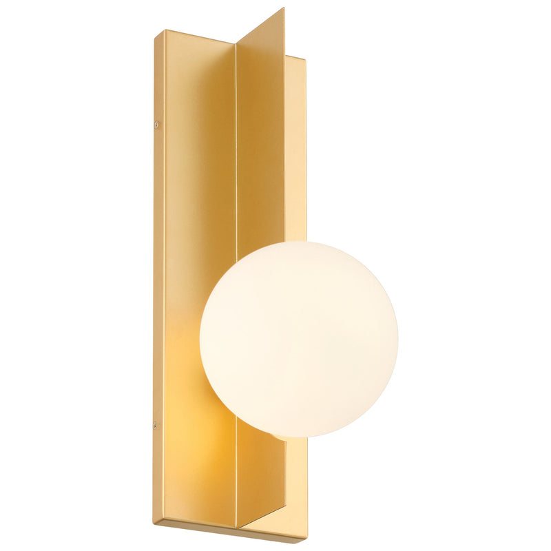 Euro LED Wall Sconce in Gold