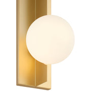 Euro LED Wall Sconce in Gold