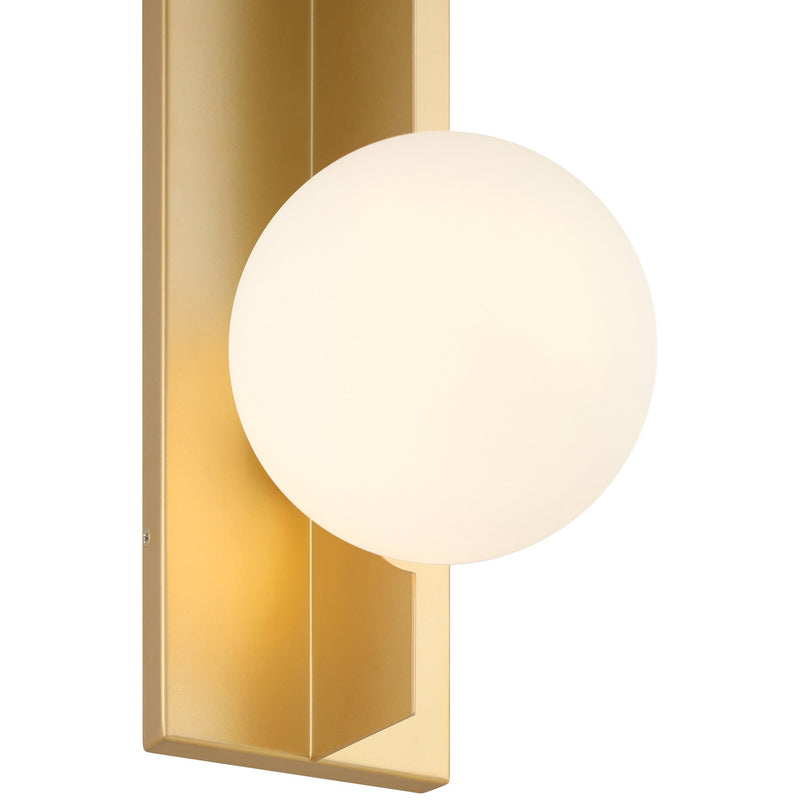 Euro LED Wall Sconce in Gold