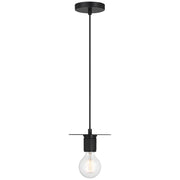 Central LED Mini Pendant in Black