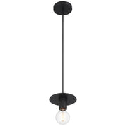 Central LED Mini Pendant in Black