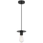 Central LED Mini Pendant in Black