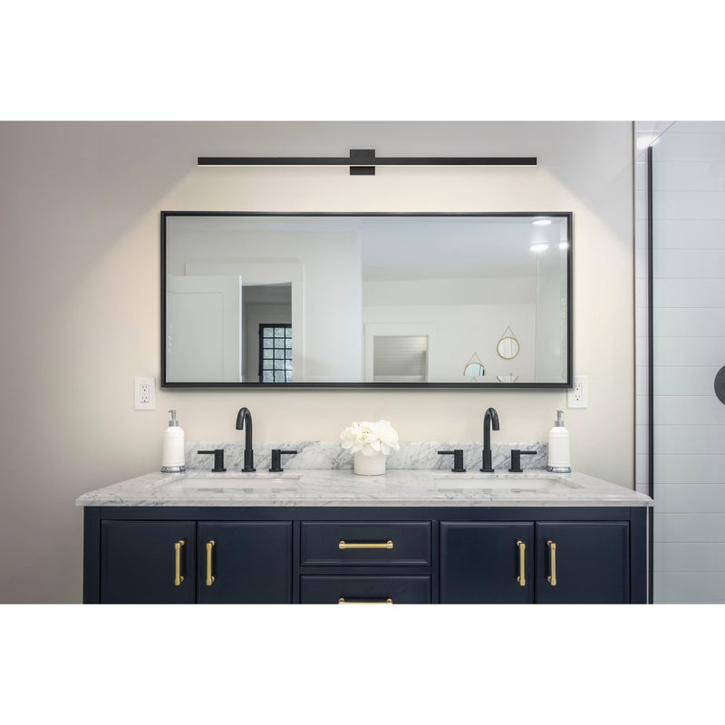 Cisco LED Bath Vanity Light in Matte Black
