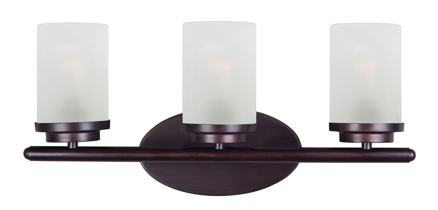 Corona Three Light Bath Vanity in Oil Rubbed Bronze