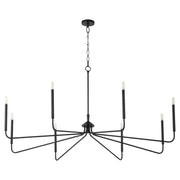 Providence 8 Light Chandelier in Matte Black