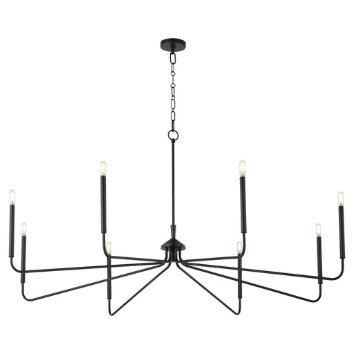 Providence 8 Light Chandelier in Matte Black