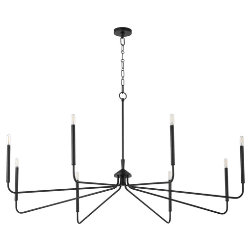 Providence 8 Light Chandelier in Matte Black