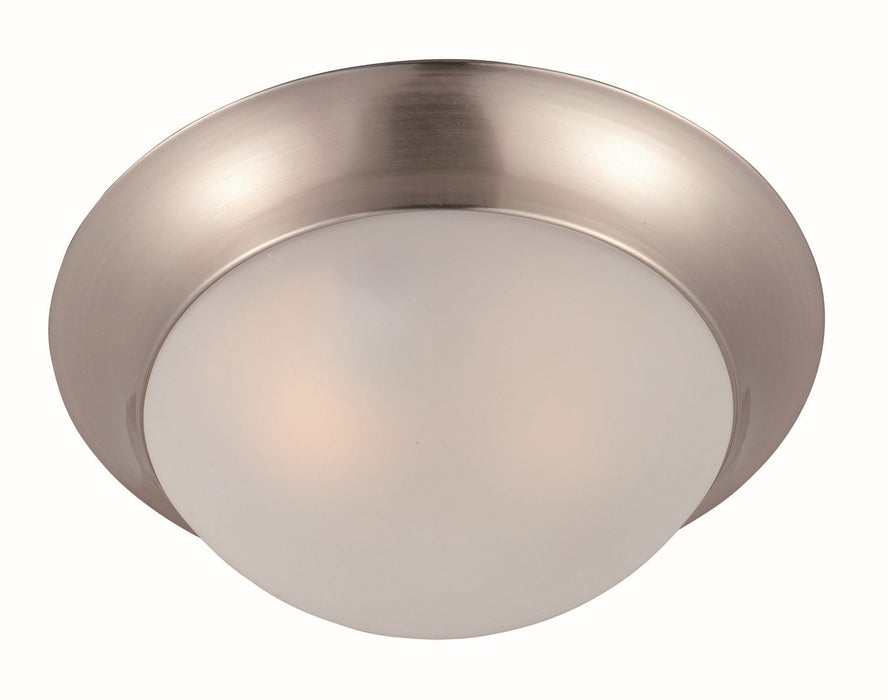 Essentials - 585x One Light Flush Mount in Satin Nickel