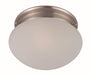Essentials - 588x One Light Flush Mount in Satin Nickel