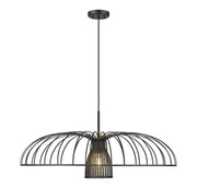 Valencia 35" Pendant in Matte Black